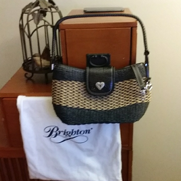 Small Black and Tan Brighton Purse - Picture 8 of 8